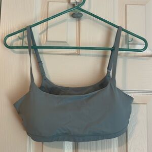 Crz yoga Butterluxe Sports Bra - Scoop Neck Wireless Padded Bra Sz M pure Blue